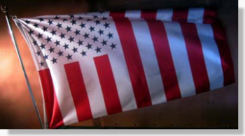 American Peace Time Flag